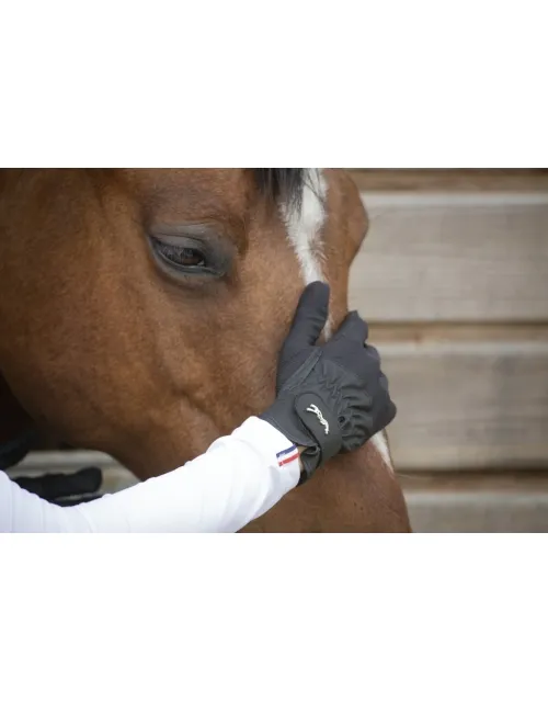 Competition Riding Gloves - Black