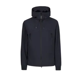 CP Soft Shell Hooded Jacket Navy Blue Glasses