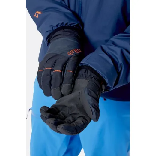 Cresta GTX Black Gloves