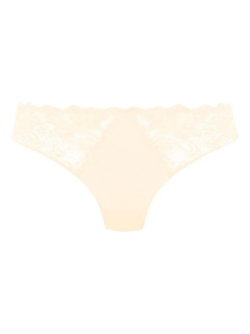 White Seamless Lace Culottes Eglantine