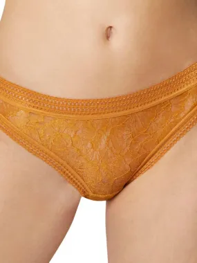 Glamour lace Air de Lou shorts - Yellow