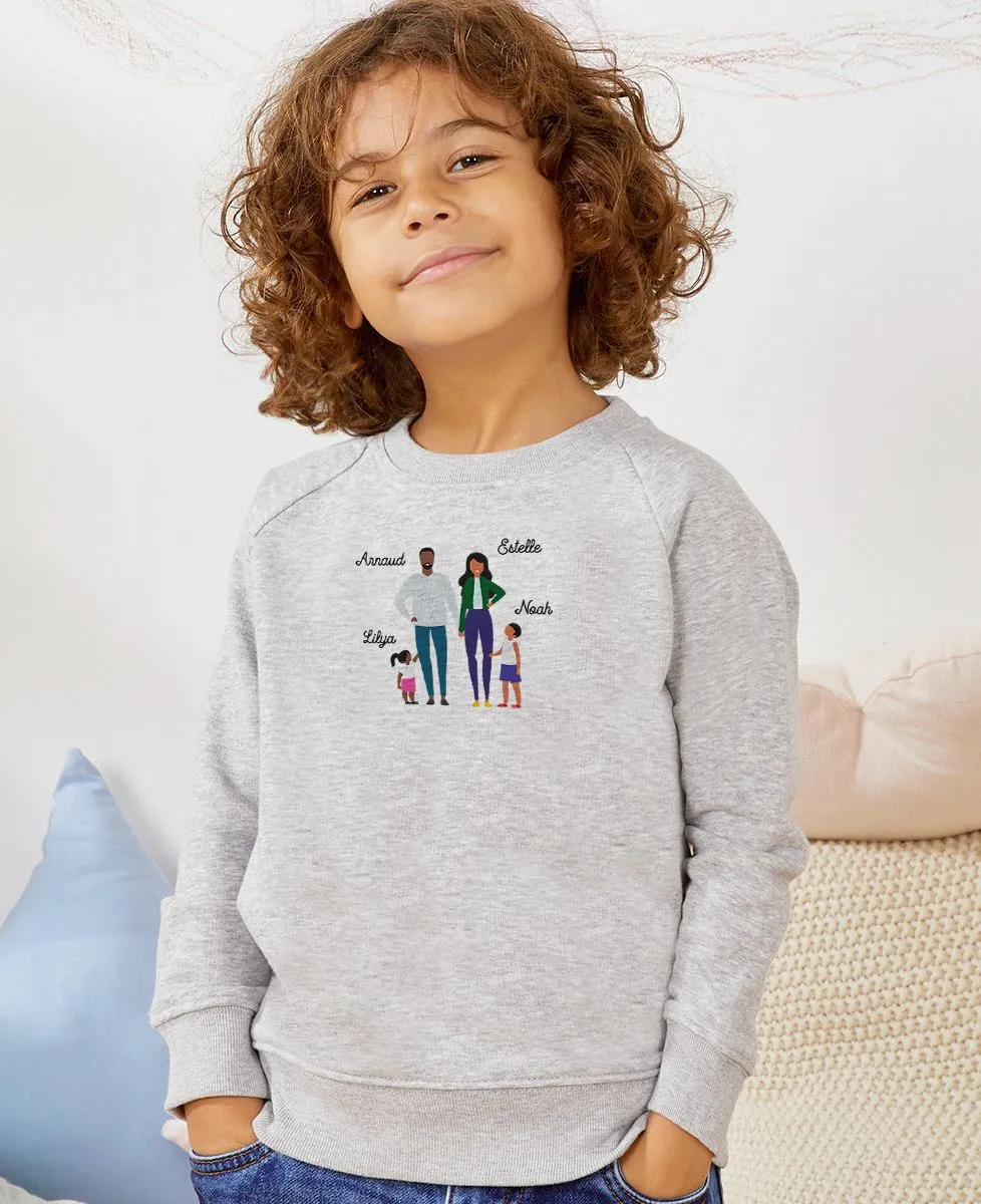 Custom Family Kid's Sweatshirt