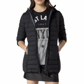 Long Black Tommy Hilfiger Women's Cala Puffer Jacket