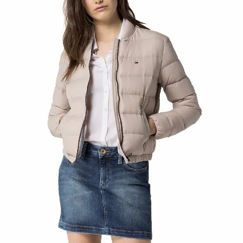 Tommy Hilfiger Women's Mushroom-Colored Celica Puffer Jacket