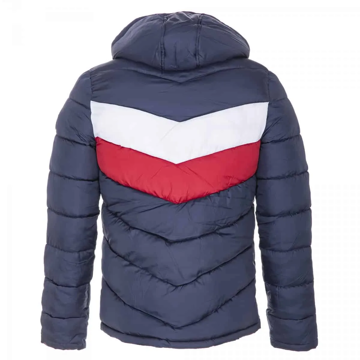 Tricolor Hooded Jacket for Men