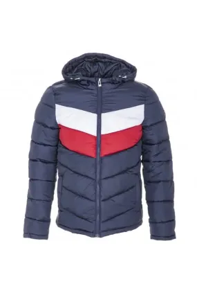 Tricolor Hooded Jacket for Men