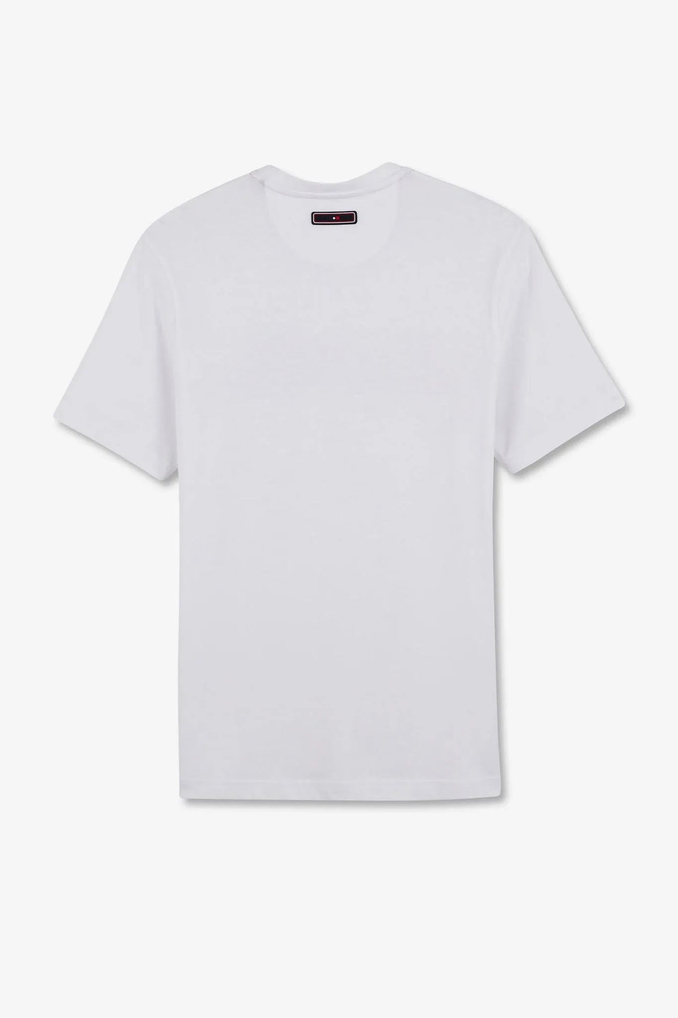 Eden Park white double logo t-shirt.