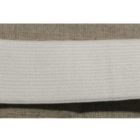 Elastic classic white belt, 30mm