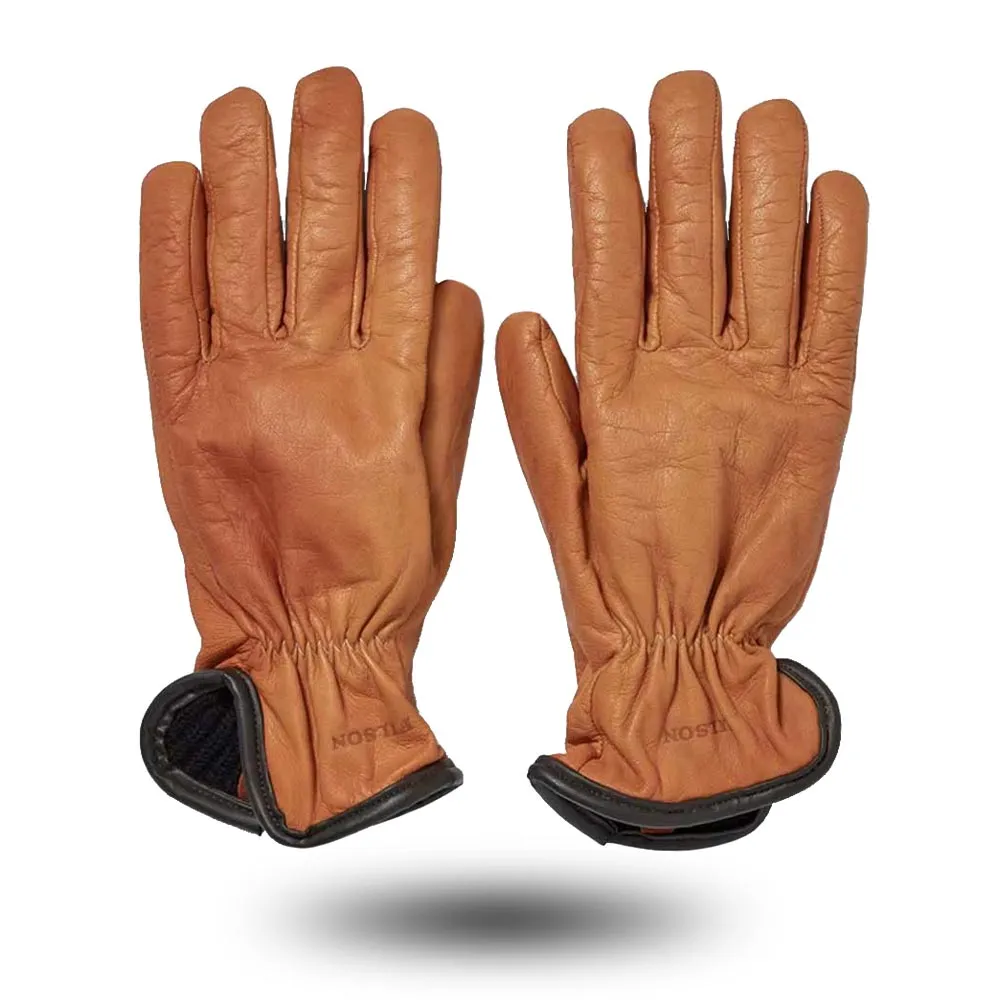 Filson Original Lined Goatskin Black Gloves