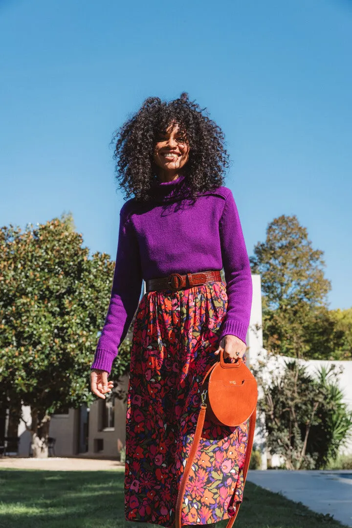 Floral Print Nymphéa Skirt