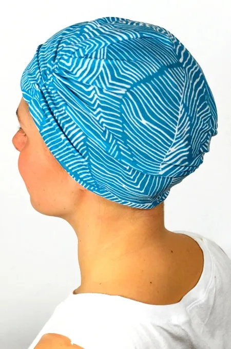 Foudre | Bonnet Azur pour chimio