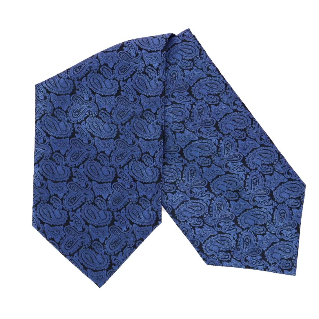 Persian Blue Ascot Scarf by Léonard