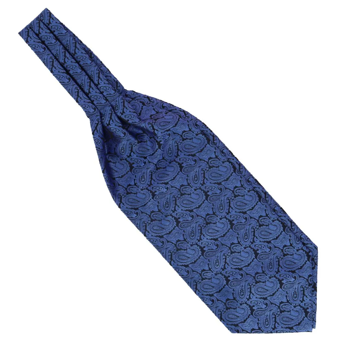 Persian Blue Ascot Scarf by Léonard