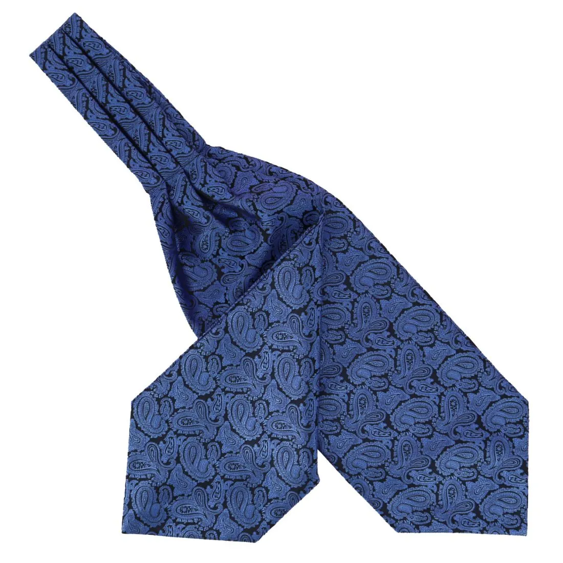 Persian Blue Ascot Scarf by Léonard