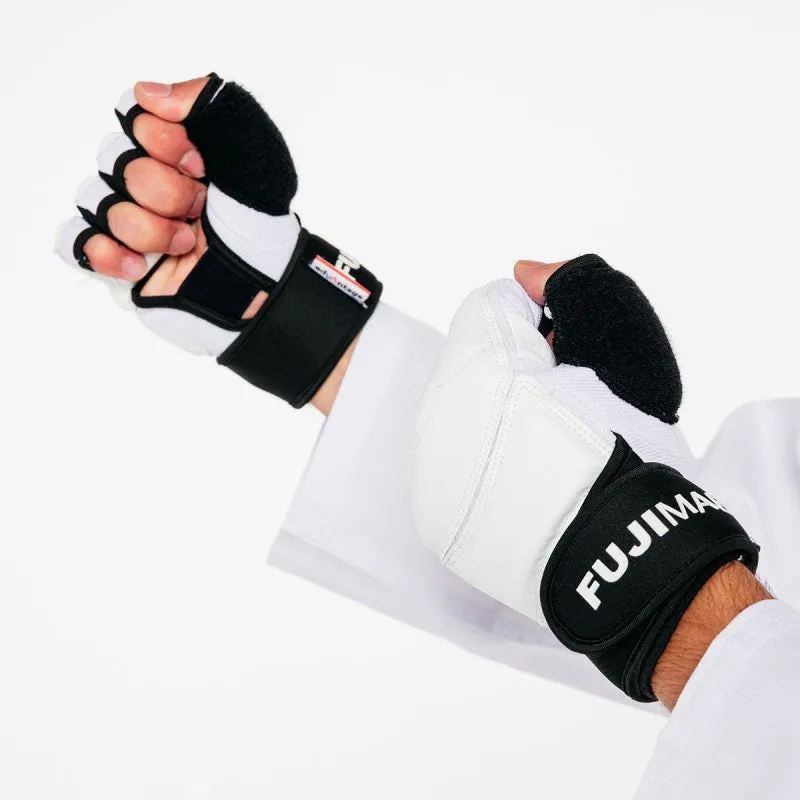 Taekwondo Gloves by Fuji Mae - White