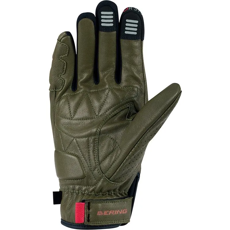 Kaki BERING SCORE Gloves - MAXXESS.FR, Summer Motorcycle Gloves