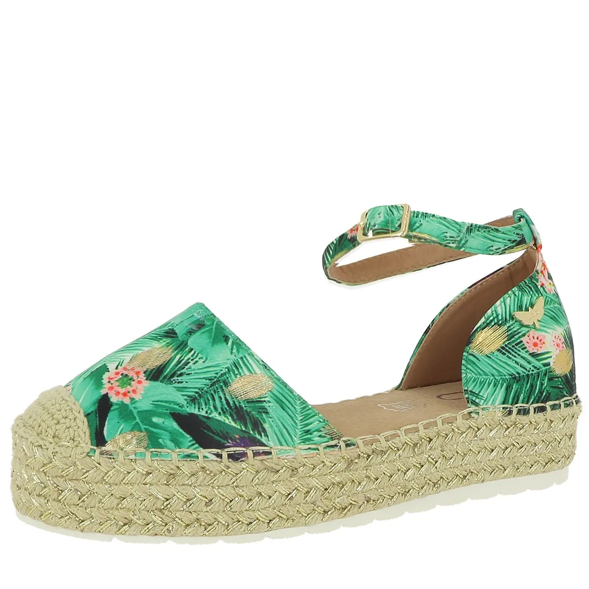 Green Les Petites Bombes Bahia Sandals