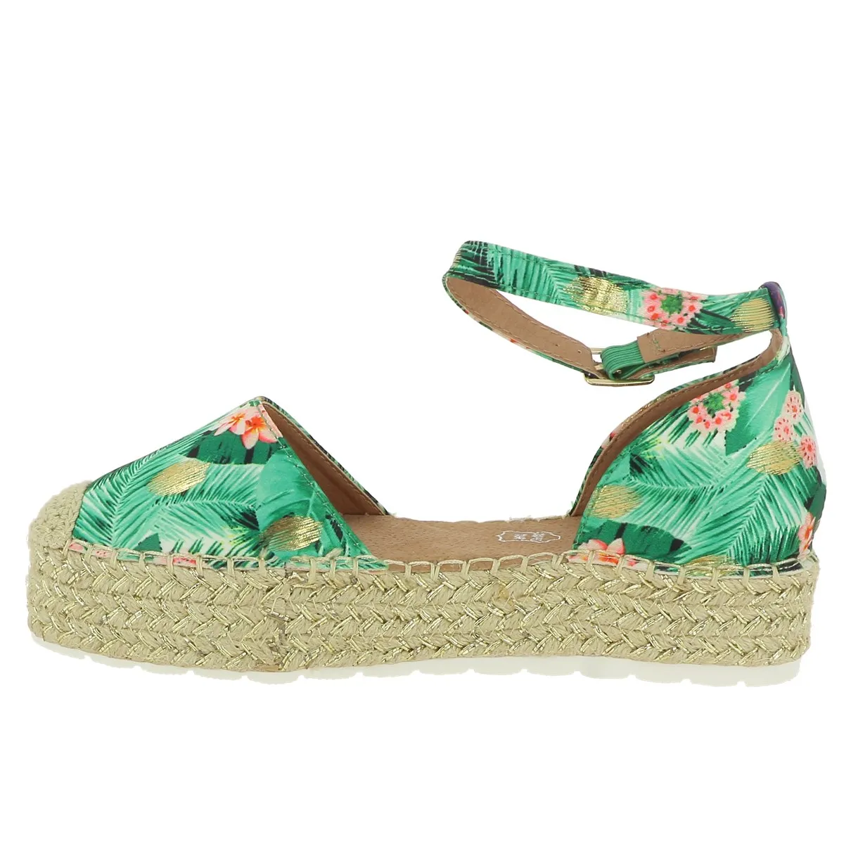 Green Les Petites Bombes Bahia Sandals