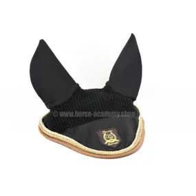 HKM Bonnet Golden Black pour cheval, souple, confortable