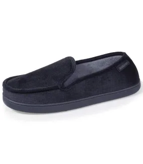 Isotoner Men's Velour Ultra Soft Moccasin Slippers.