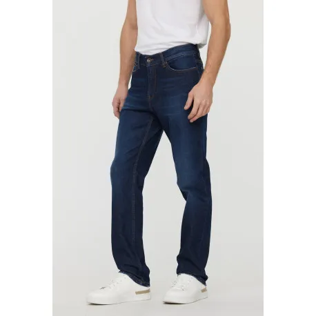 Dark Blue LC118 Brushed Jeans L34