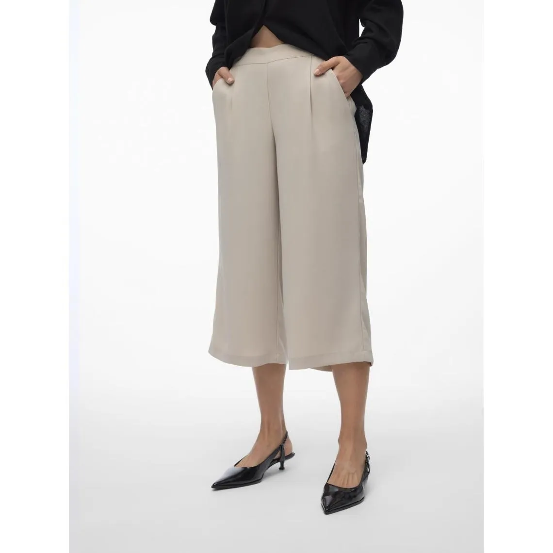 Jupe culotte gris taille moyenne Trix | 3 Suisses