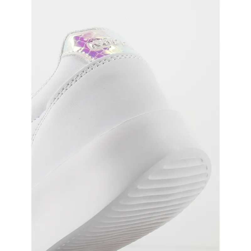 Kappa women's holographic white Amelia sneakers