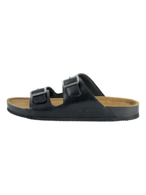 Leather Sandals Redskins California - Black