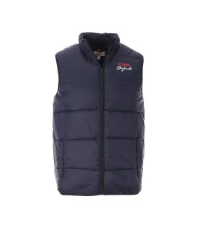 Lee Cooper Men's Navy Sleeveless Puffer Vest - Olyns.