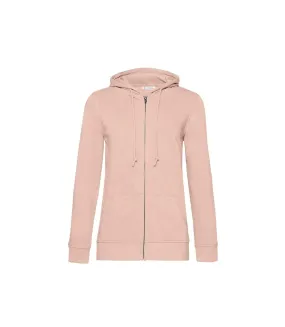 Light Pink Women's Hooded Jacket by B&C