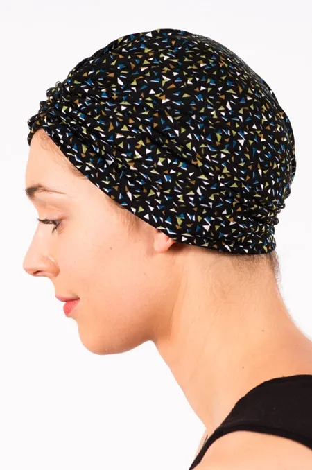 Lightning | Elastic Cap for Chemotherapy Black Triangles