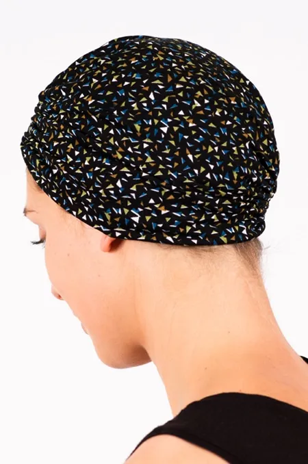 Lightning | Elastic Cap for Chemotherapy Black Triangles