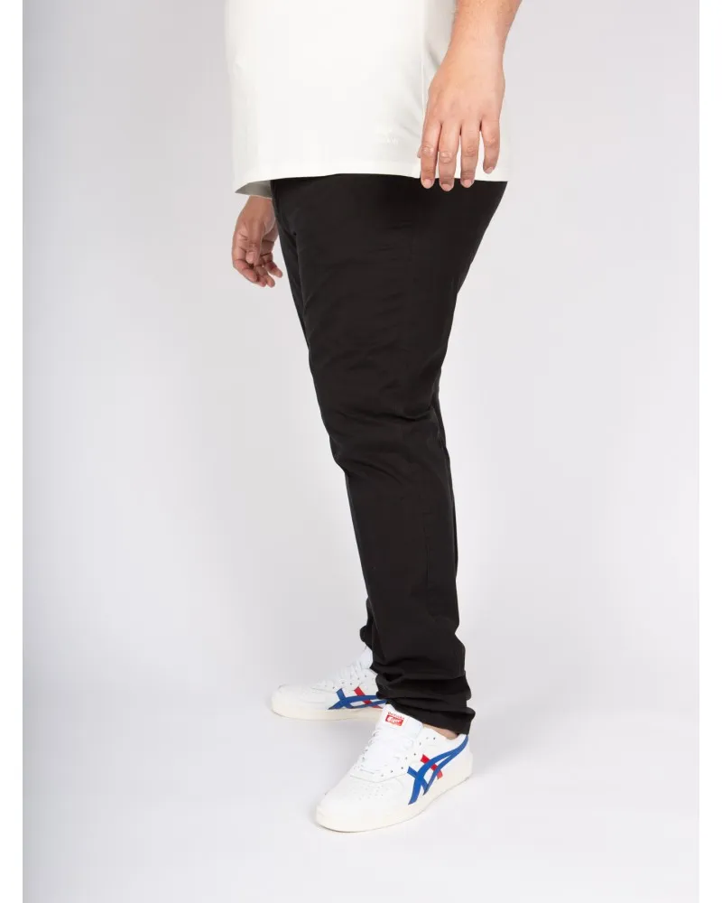 Maneven Black Chino Pants in Plus Sizes - Size-factory