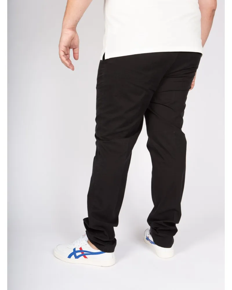 Maneven Black Chino Pants in Plus Sizes - Size-factory