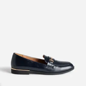 Marine Mocassins Femmes Dorés - Mocassins Dame | ERAM