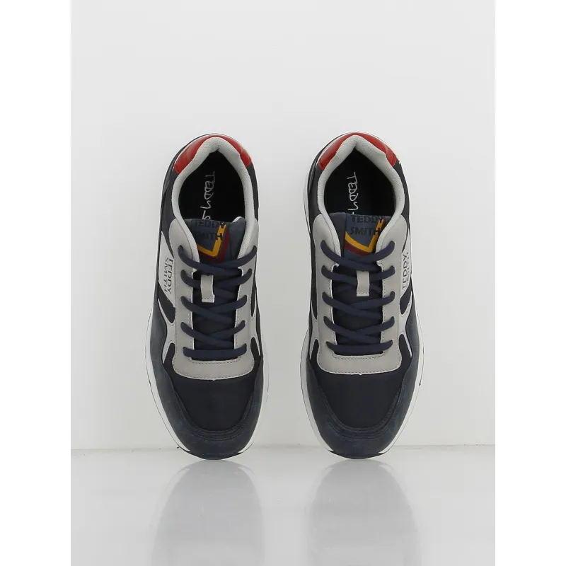 Men's Blue Navy Low-Top Sneakers - Teddy Smith | wimod