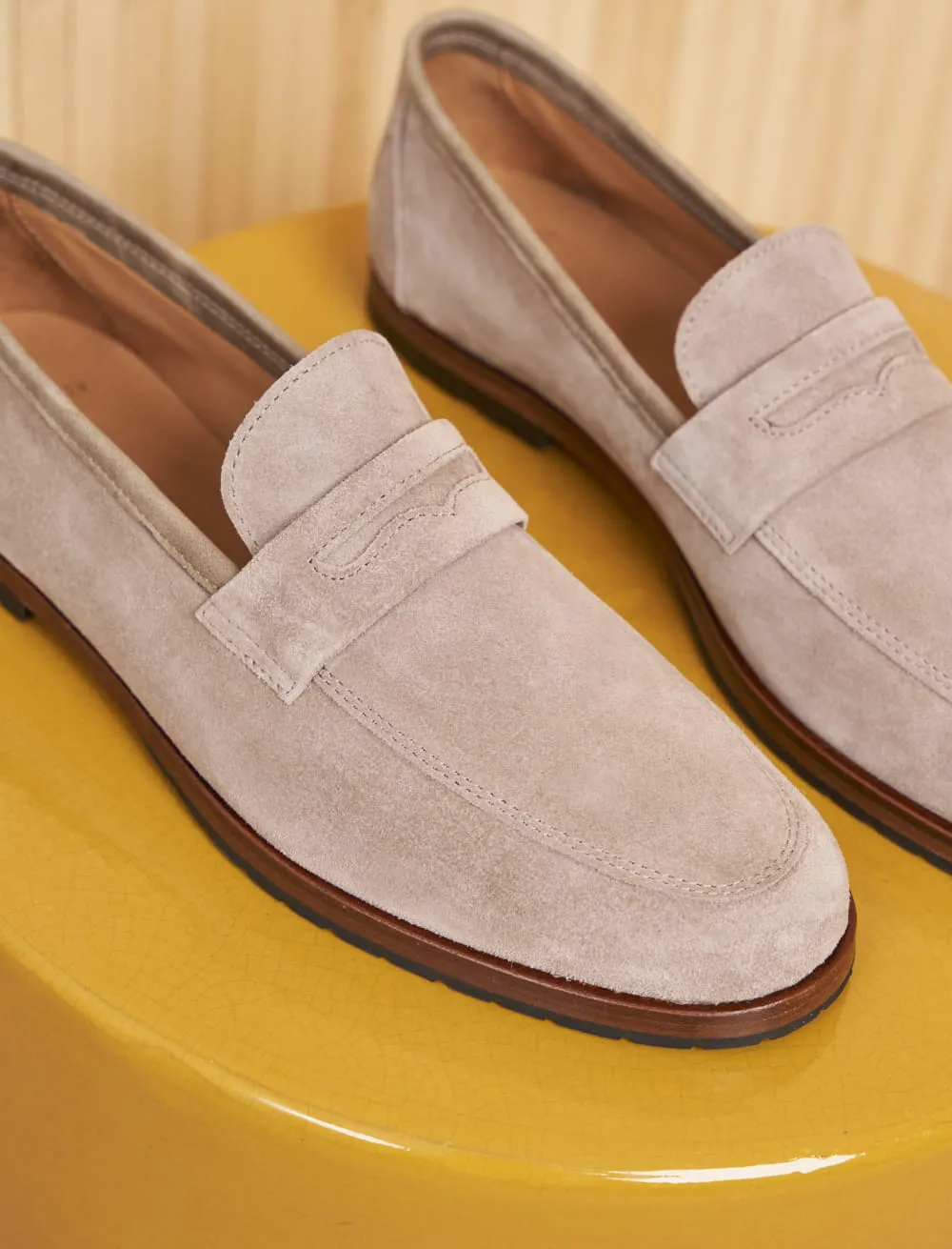 Men's Comfortable Gray Suede Loafers: The Stylish Choice