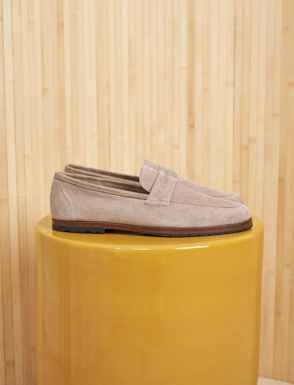 Men's Comfortable Gray Suede Loafers: The Stylish Choice