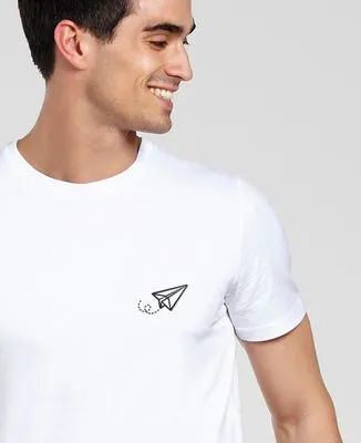 Men's Embroidered Paper Plane Sweatshirt