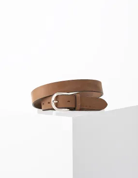 Men's Nubuck Leather Mink Belt