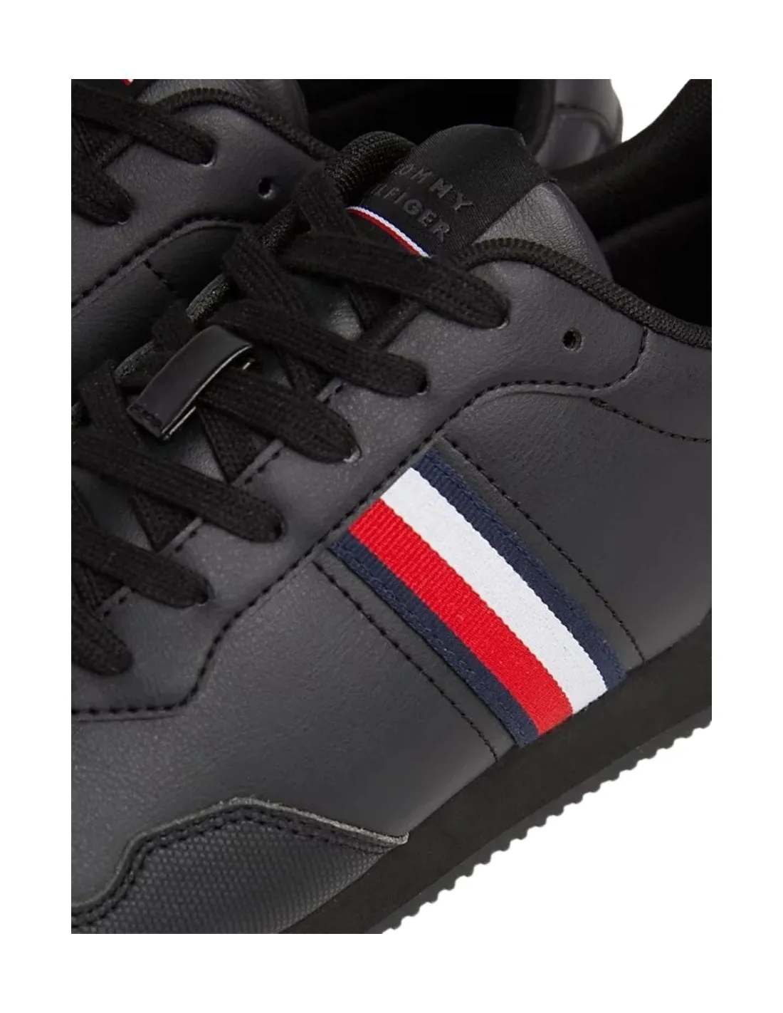 Men's Tommy Hilfiger Black Sneakers Style 61546