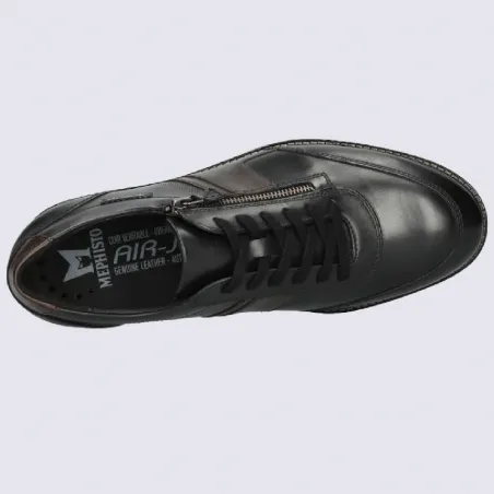 Mephisto Men's Leather Lace-Up and Zip Black Shoes | Igert Shoes & Leather Goods