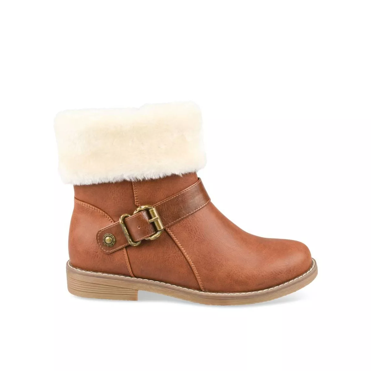 MERRY SCOTT Cognac Booties