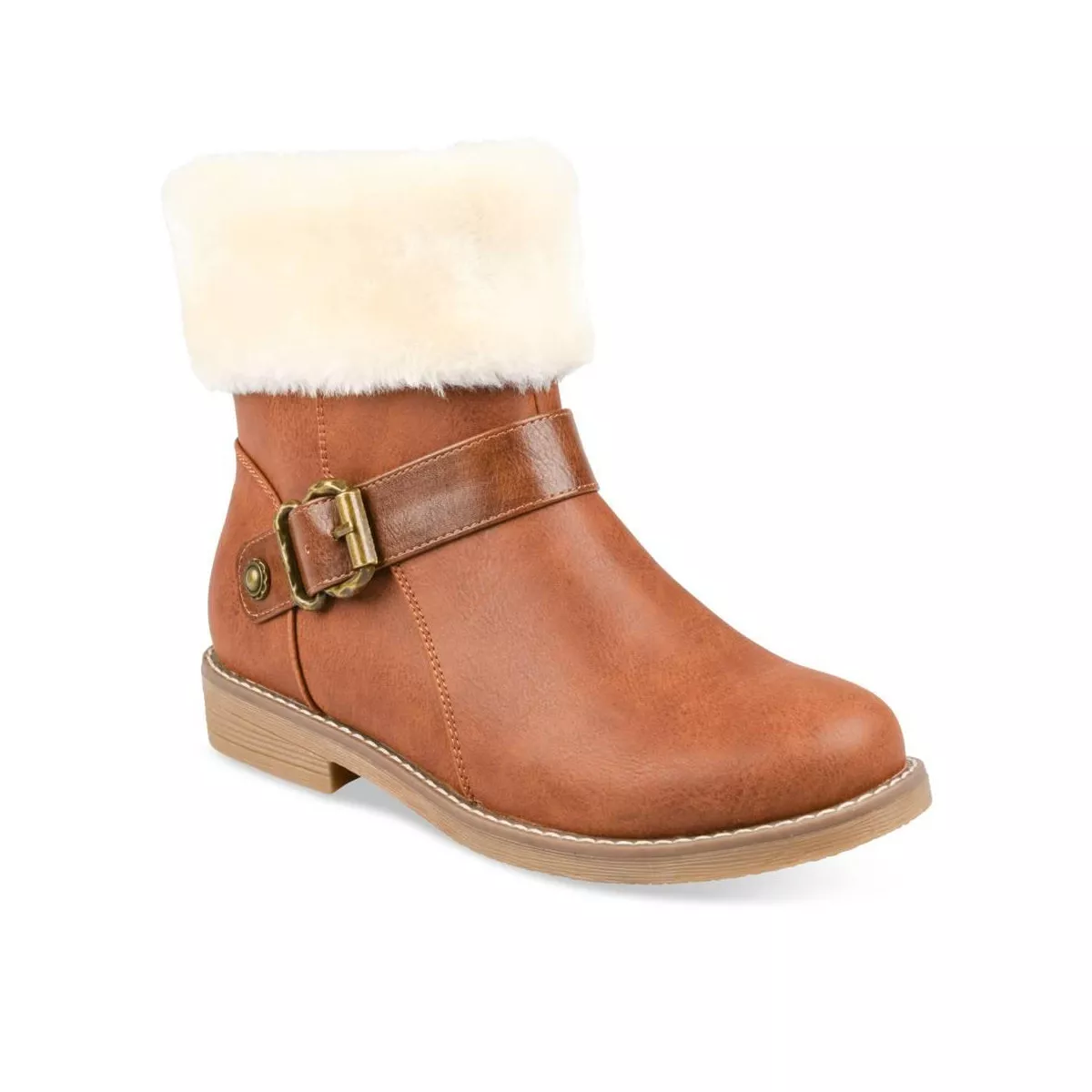 MERRY SCOTT Cognac Booties