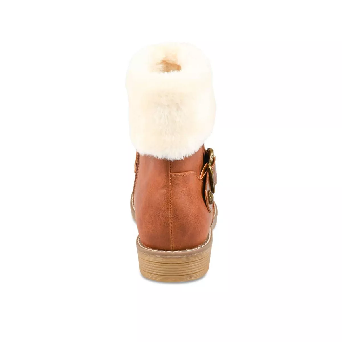 MERRY SCOTT Cognac Booties