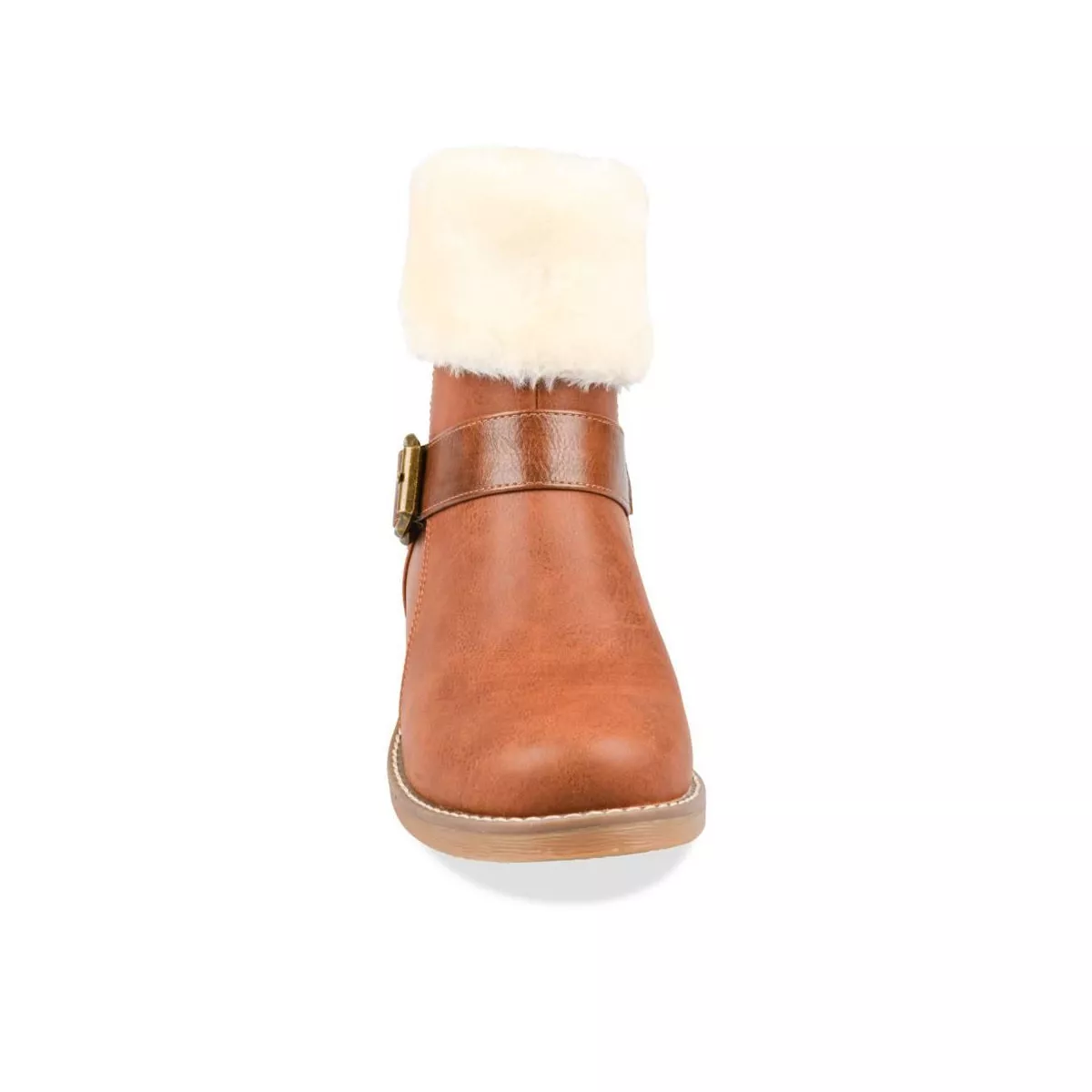 MERRY SCOTT Cognac Booties