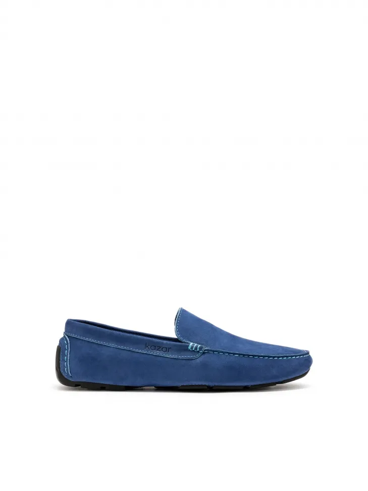 Mocassins bleus hommes