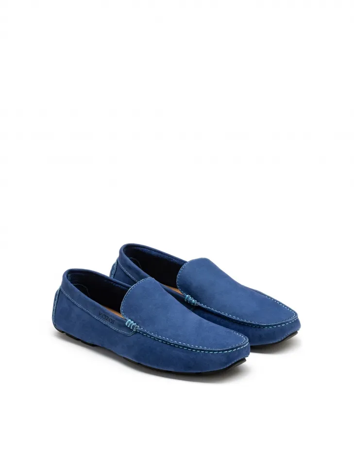 Mocassins bleus hommes