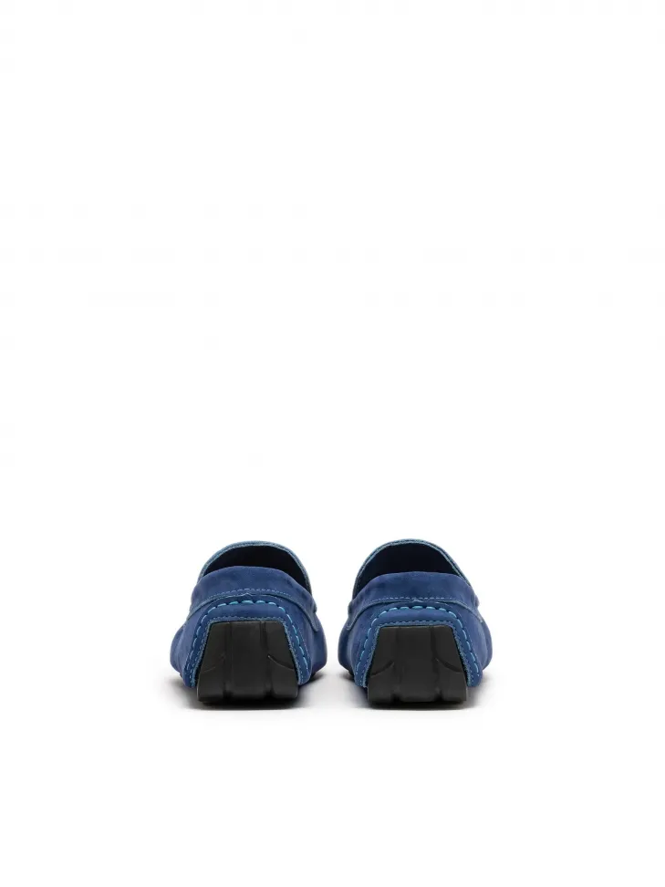 Mocassins bleus hommes