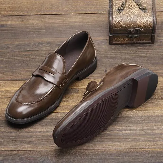 British Style Leather Loafers - Men's Fashion Look